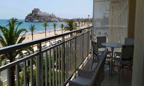 Logement de vacances avec vue sur la mer et le château de Peñiscola